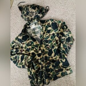 🇺🇸  American Field Vintage SHACKET Camouflage4 Button UNISEX DETACHHOOD VNPLVC